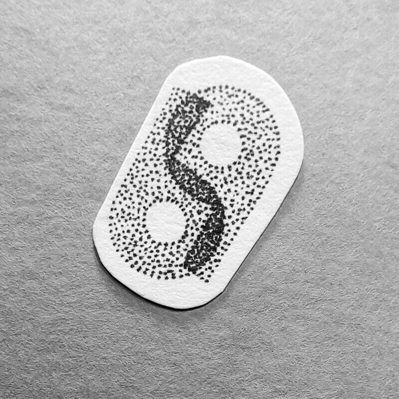tatouage flash 69 chiffres graphique